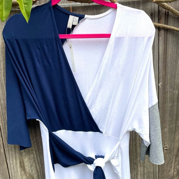 NWT ASOS Color Blocked Midi Dress - Picture 6 of 9